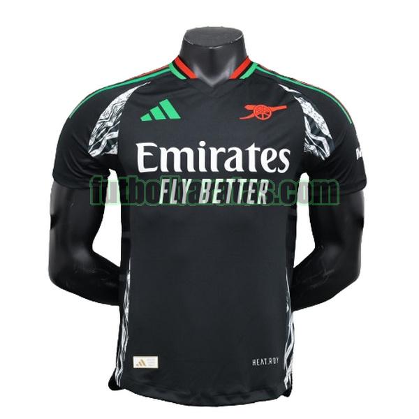 camiseta arsenal 2024 2025 negro segunda player