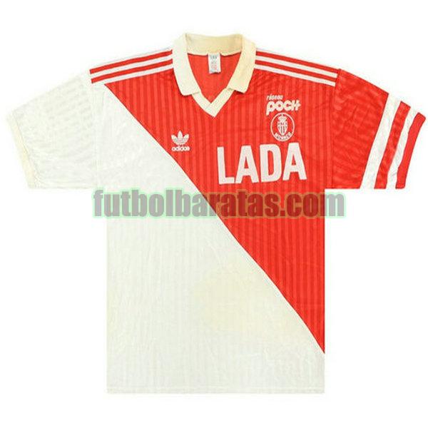 camiseta as monaco 1990-1991 rojo primera