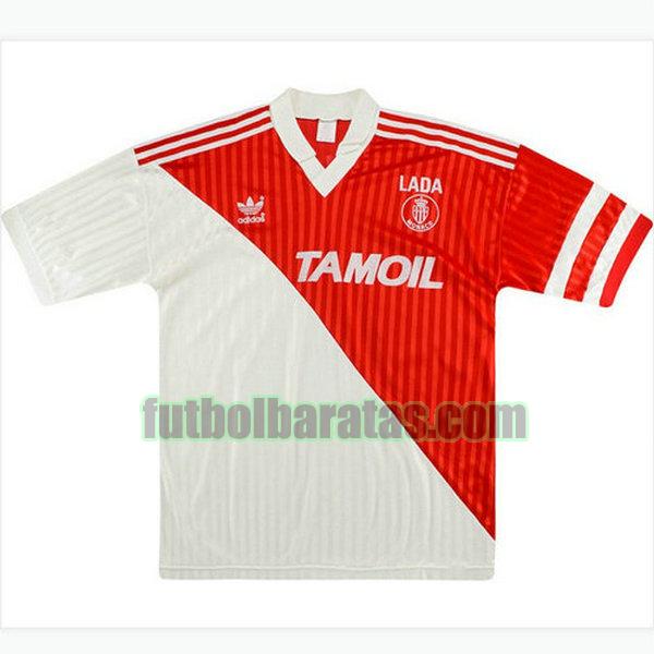 camiseta as monaco 1991-1992 rojo primera