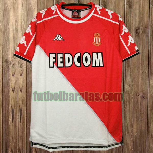 camiseta as monaco 1999-2000 rojo primera