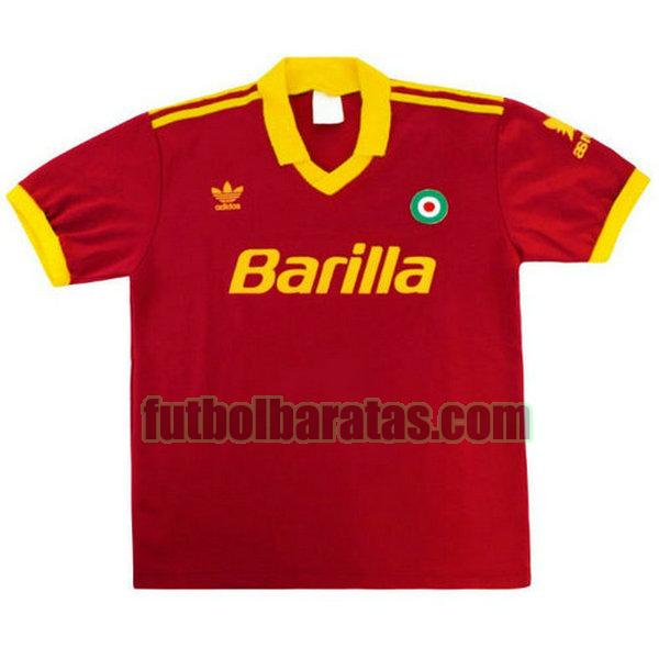 camiseta as roma 1991-1992 rojo primera