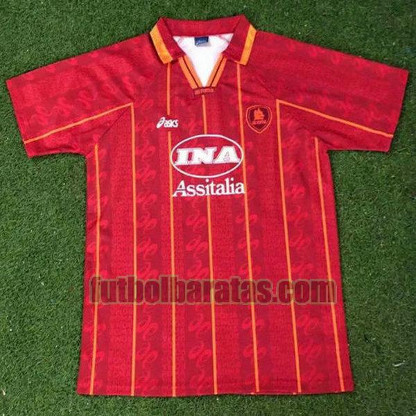camiseta as roma 1996-1997 rojo primera