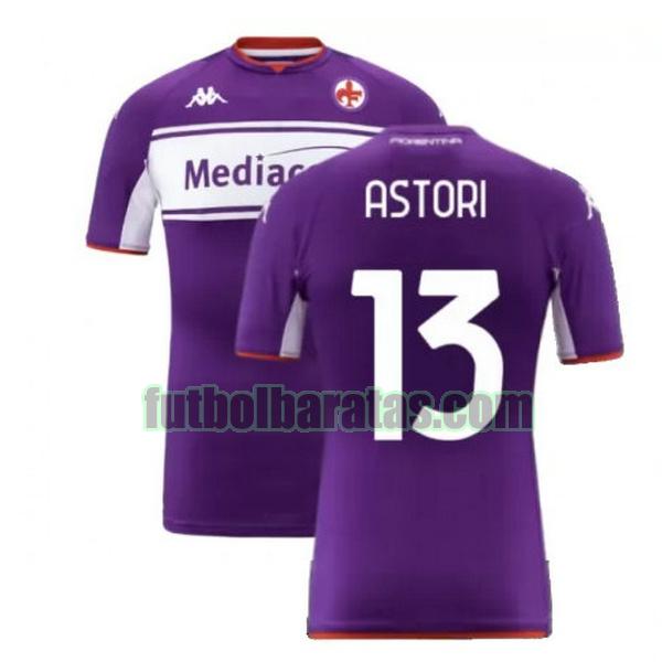 camiseta astori 13 fiorentina 2021 2022 púrpura primera
