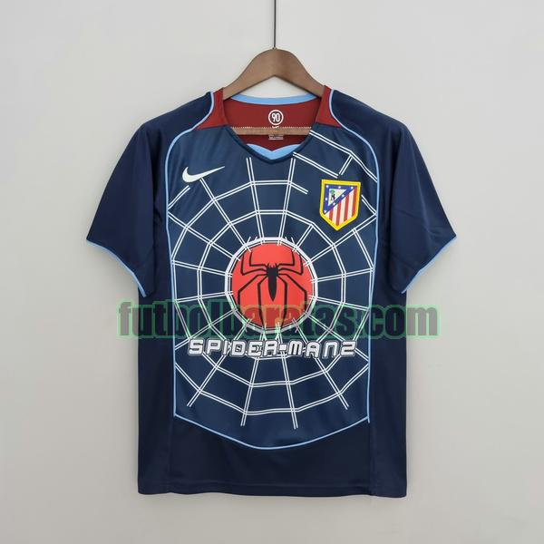 camiseta atletico madrid 2004 2005 azul segunda