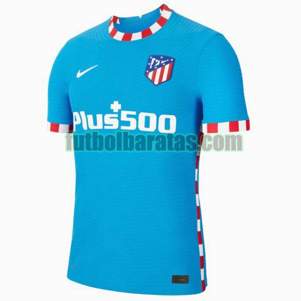 camiseta atletico madrid 2021 2022 azul tercera equipacion