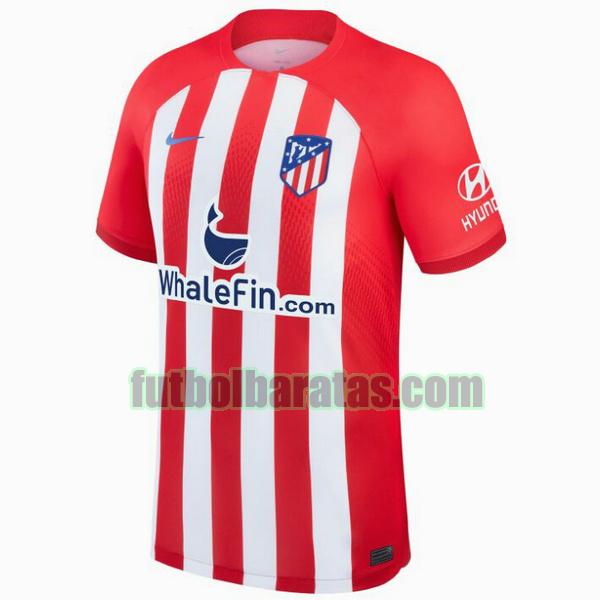 camiseta atletico madrid 2023 2024 blanco rojo primera