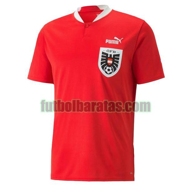 camiseta austria 2022 rojo primera tailandia