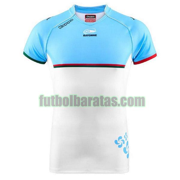 camiseta aviron bayonnais 2017-2018 azul primera