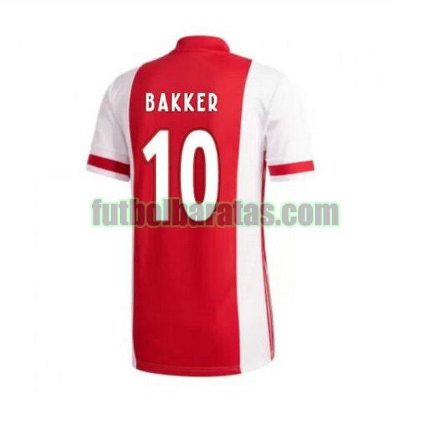 camiseta bakker 10 ajax 2020-2021 primera