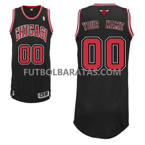 camiseta baloncesto 00 chicago bulls 2017 negro personalizar