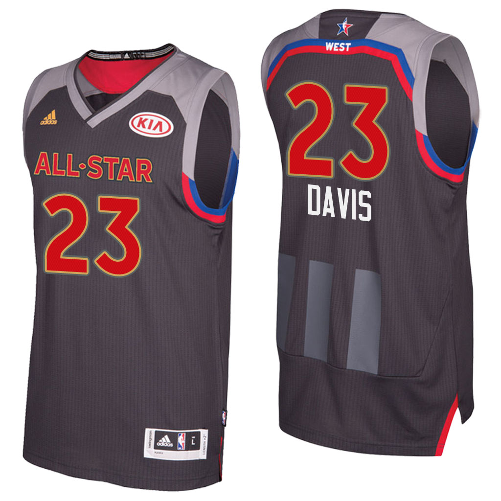 camiseta baloncesto Anthony Davis Número 23 all star 2017 Marron