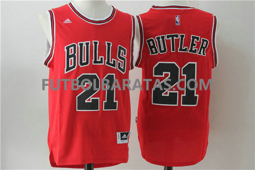 camiseta baloncesto Butler 21 chicago bulls draft 2017 roja