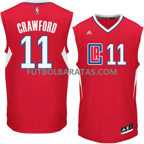 camiseta baloncesto Crawford 11 los angeles clippers 2017 roja