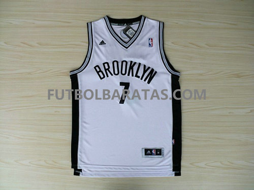 camiseta baloncesto Johnson 7 brooklyn nets 2017 blanco