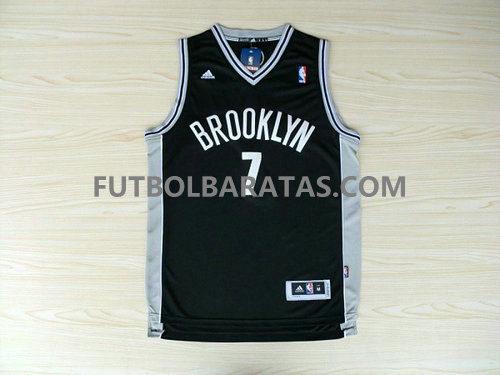 camiseta baloncesto Johnson 7 brooklyn nets 2017 negro