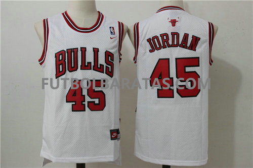 camiseta baloncesto Jordan 45 chicago bulls draft 2017 blanc