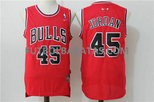 camiseta baloncesto Jordan 45 chicago bulls draft 2017 roja
