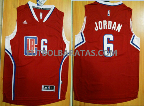 camiseta baloncesto Jordan 6 los angeles clippers 2017 roja