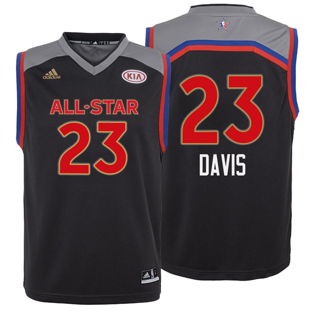 camiseta baloncesto Nino Anthony Davis Número 23 all star 2017 Marron