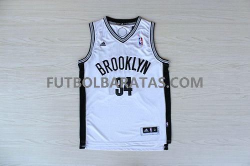 camiseta baloncesto Pierce 34 brooklyn nets 2017 blanco