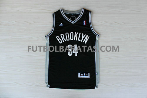 camiseta baloncesto Pierce 34 brooklyn nets 2017 negro