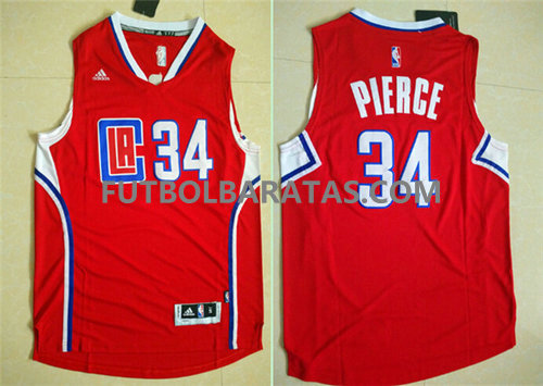 camiseta baloncesto Pierce 34 los angeles clippers 2017 roja