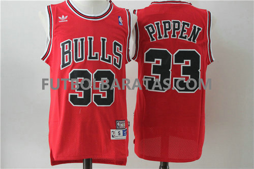 camiseta baloncesto Pippen 33 chicago bulls draft 2017 roja