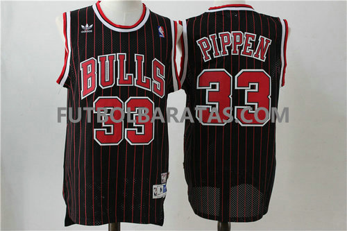 camiseta baloncesto Pippen 33 chicago bulls tira 2017 negro
