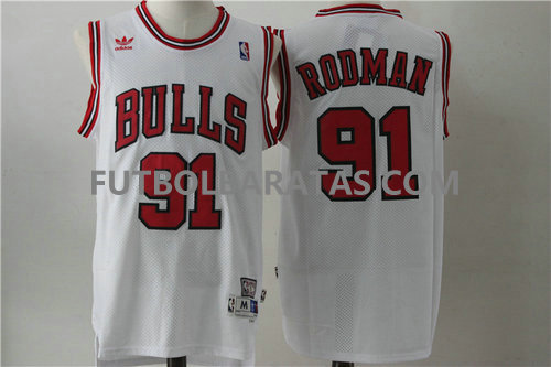 camiseta baloncesto Rodman 91 chicago bulls draft 2017 balnc