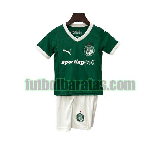 camiseta bambino palmeiras 2025 verde primera