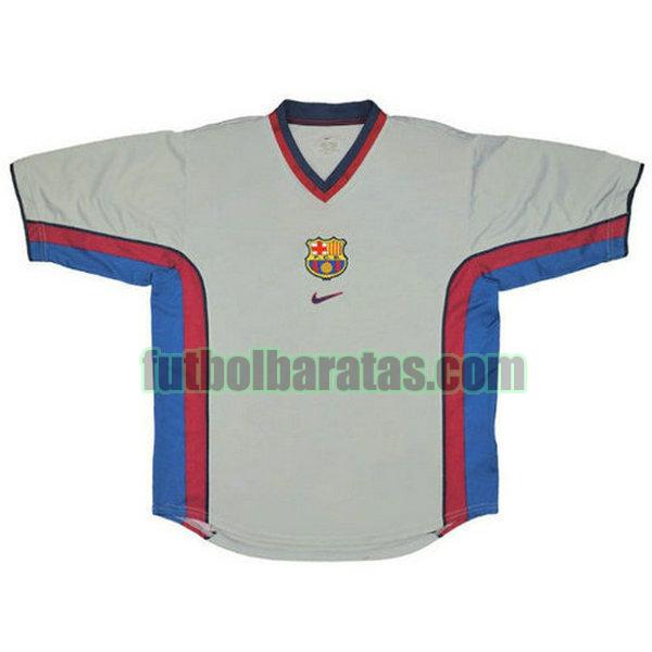 camiseta barcelona 2000-2001 gris segunda