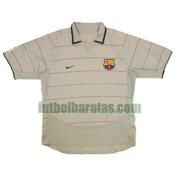 camiseta barcelona 2003-2004 amarillo segunda