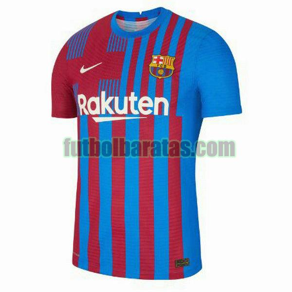 camiseta barcelona 2021 2022 rojo azul primera equipacion