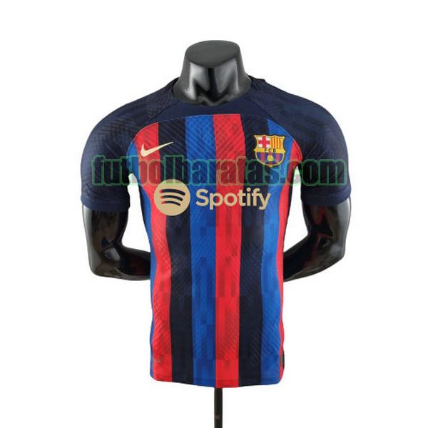 camiseta barcelona 2022 2023 negro rojo primera player