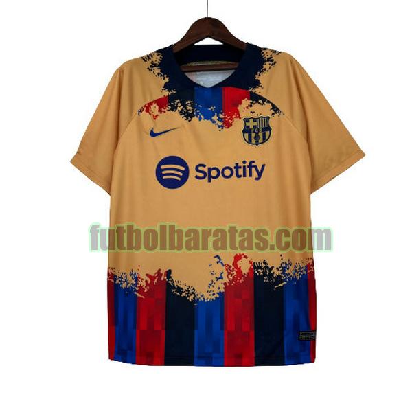 camiseta barcelona 2023 2024 amarillo special edition