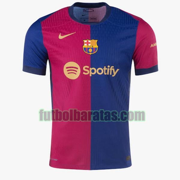 camiseta barcelona 2024 2025 rojo azul segunda