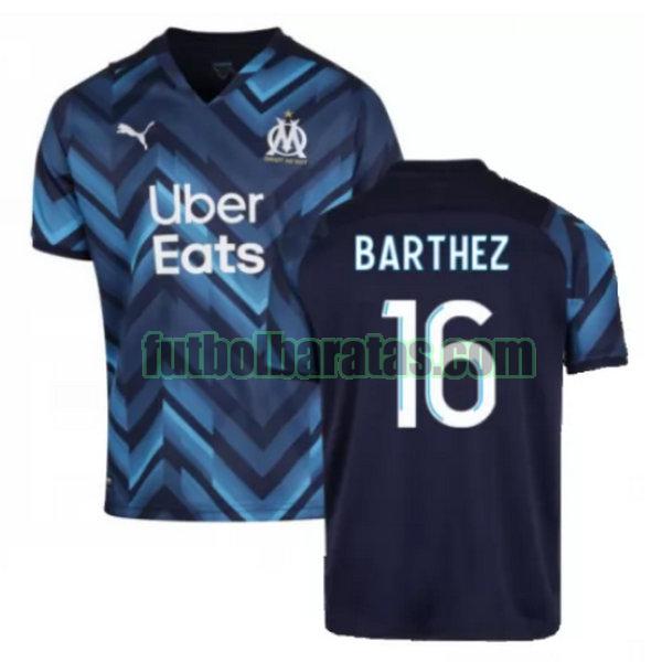 camiseta barthez 16 marsella 2021 2022 azul segunda