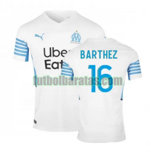 camiseta barthez 16 marsella 2021 2022 blanco primera