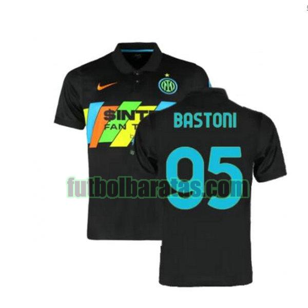 camiseta bastoni 95 inter milán 2021 2022 negro tercera