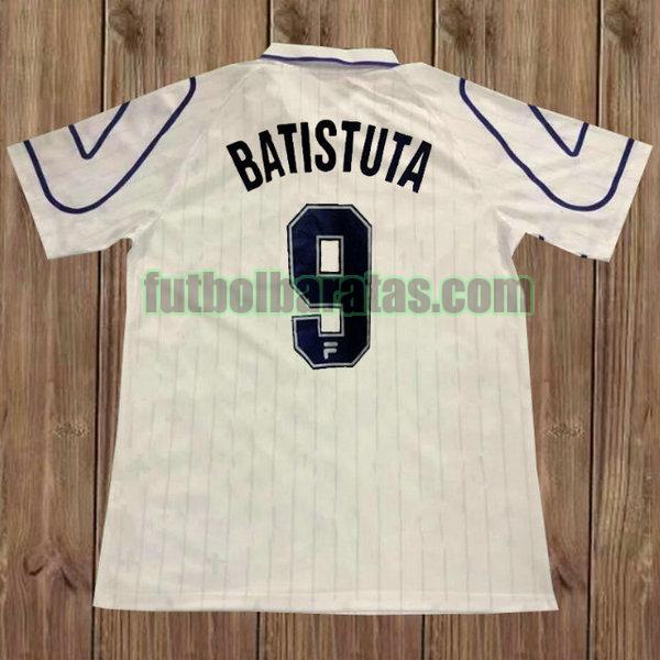 camiseta batistuta fiorentina 1997-1998 blanco segunda