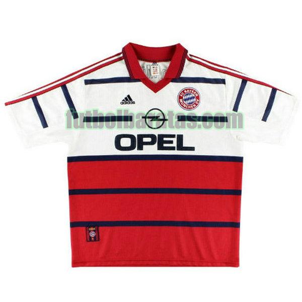 camiseta bayern de múnich 1998-2001 blanco segunda