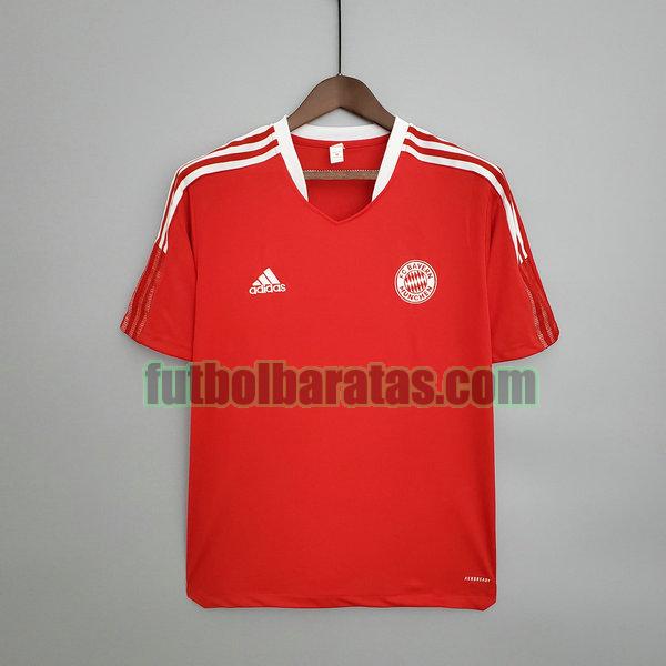 camiseta bayern munich 2021 2022 rojo entrenamiento