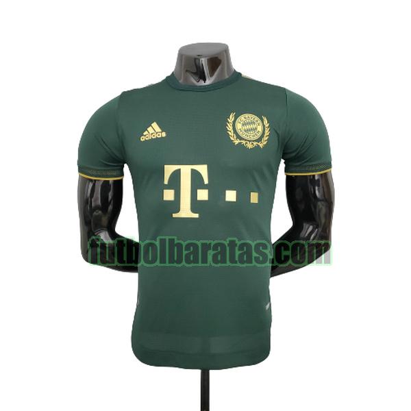 camiseta bayern munich 2021 2022 verde commemorative edition player