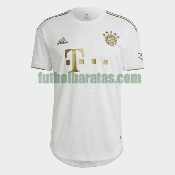 camiseta bayern munich 2022 2023 blanco segunda