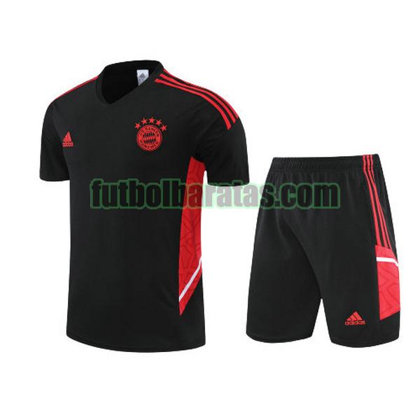 camiseta bayern munich 2022 2023 negro training conjunto