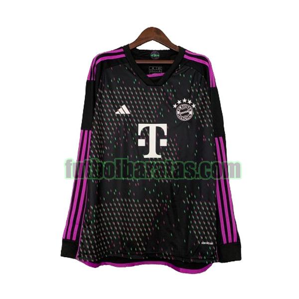 camiseta bayern munich 2023 2024 negro tercera ml