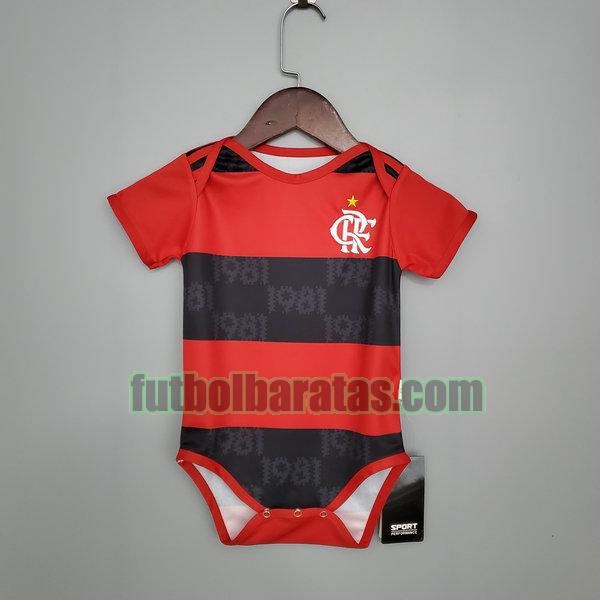 camiseta bebe flamengo 2021 2022 rojo primera