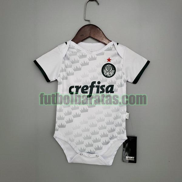 camiseta bebe palmeiras 2021 2022 blanco segunda