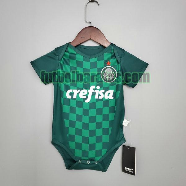 camiseta bebe palmeiras 2021 2022 verde primera