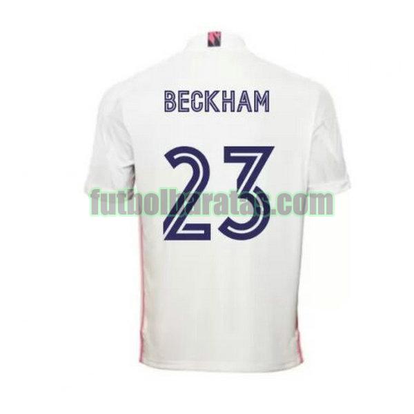 camiseta beckham 23 real madrid 2020-2021 primera